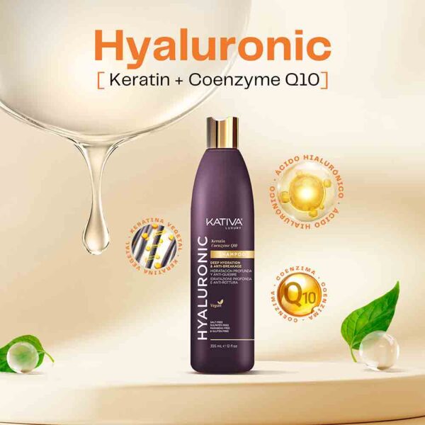 Shampoo Acido Hialuronic Q10 X 355Ml - Imagen 2