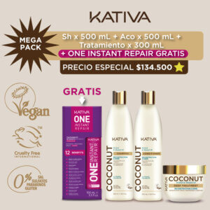 Shampoo+Trat+ Aco CocoNut GRATIS Termoprotector